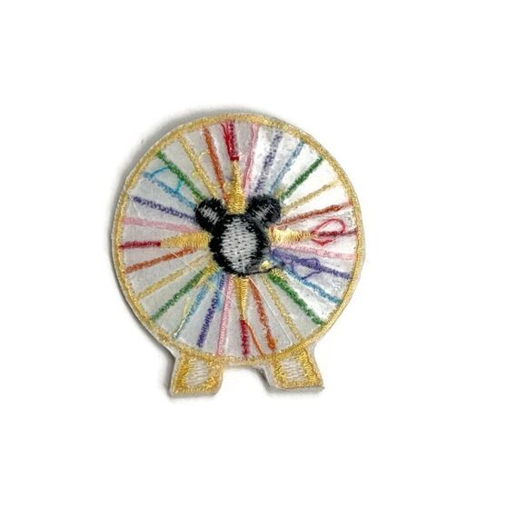 Mickey Fun Wheel Mouse Embroidered Patch - Picture 4 of 4